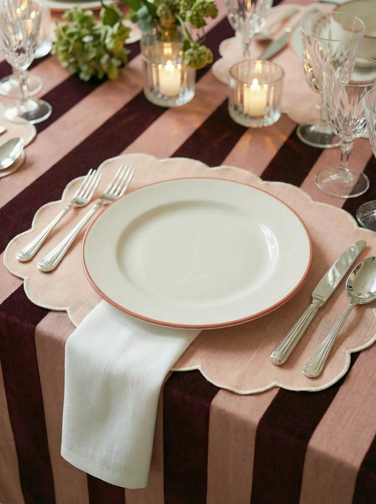 Foz Dinner Plate, Terracotta