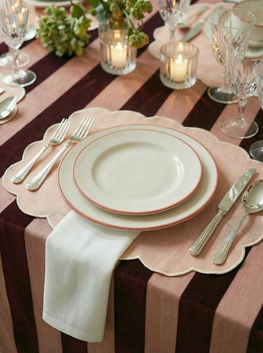 Foz Dessert Plate, Terracotta