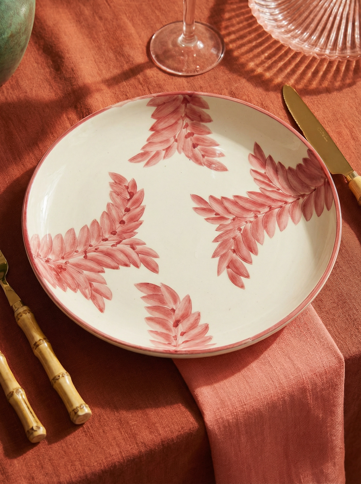 Évora Dinner Plate, Red