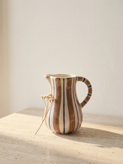 Arrábida Pitcher, Brown and Dark Blue