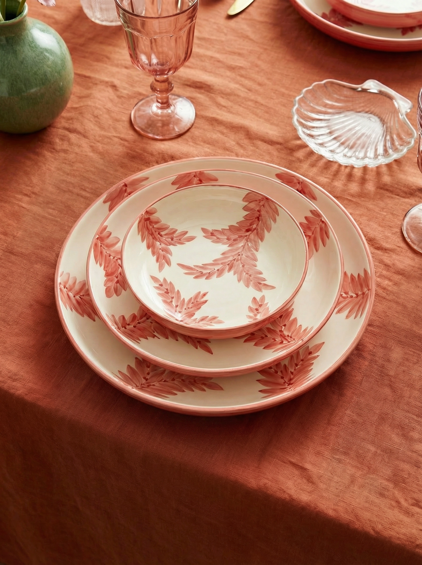 Évora Salad Bowl, Red (Large)
