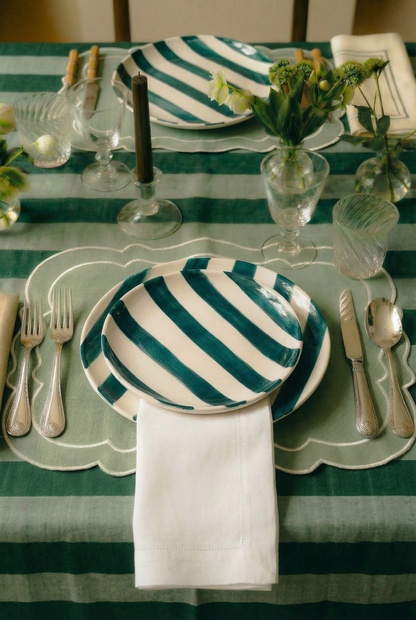 Ericeira Dessert Plate, Navy Blue