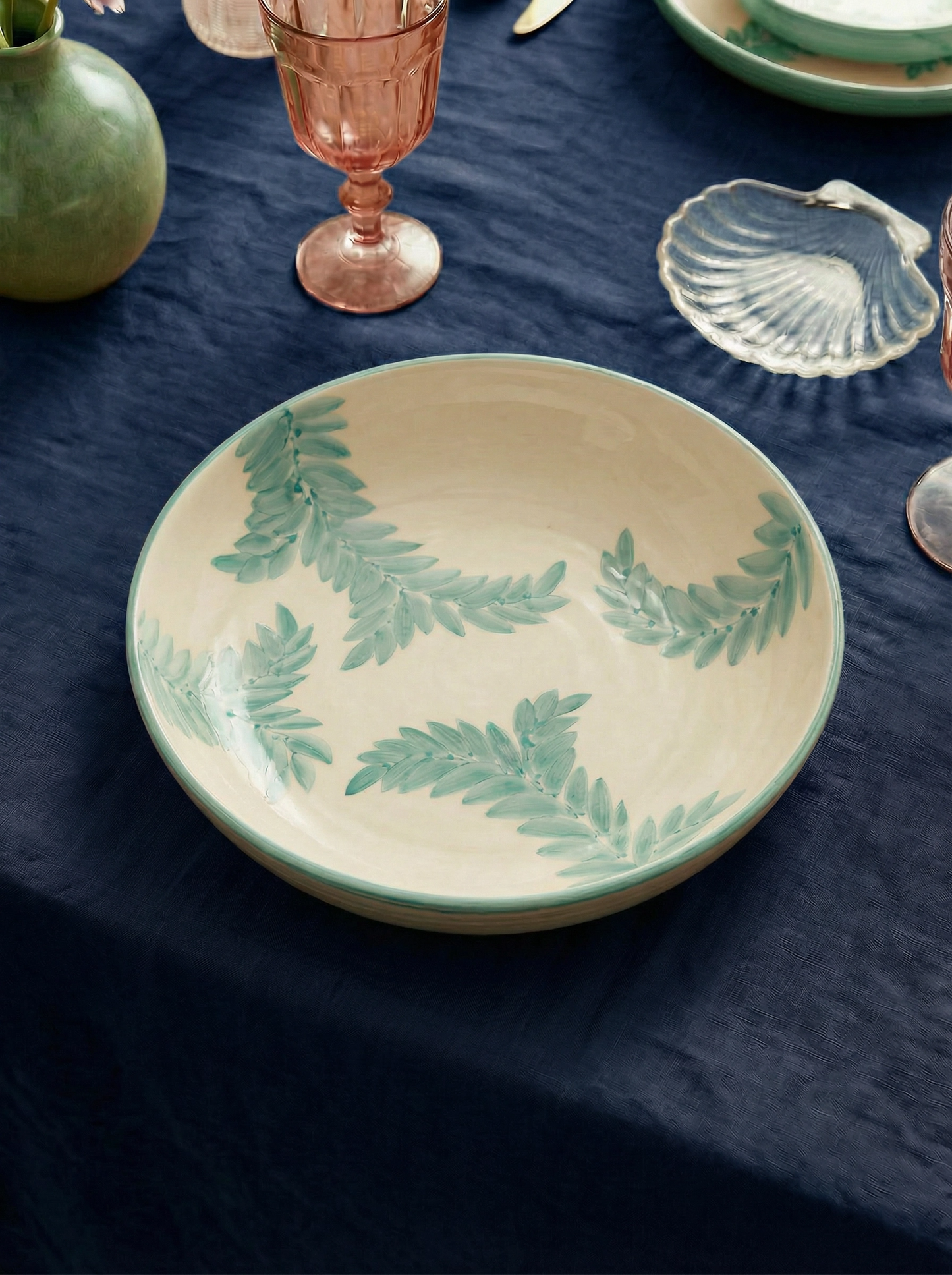 Évora Salad Bowl, Blue (Large)