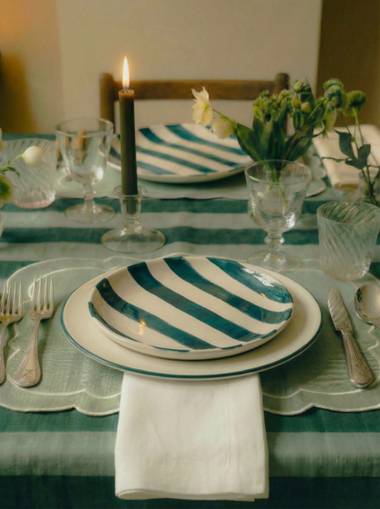 Ericeira Dessert Plate, Navy Blue